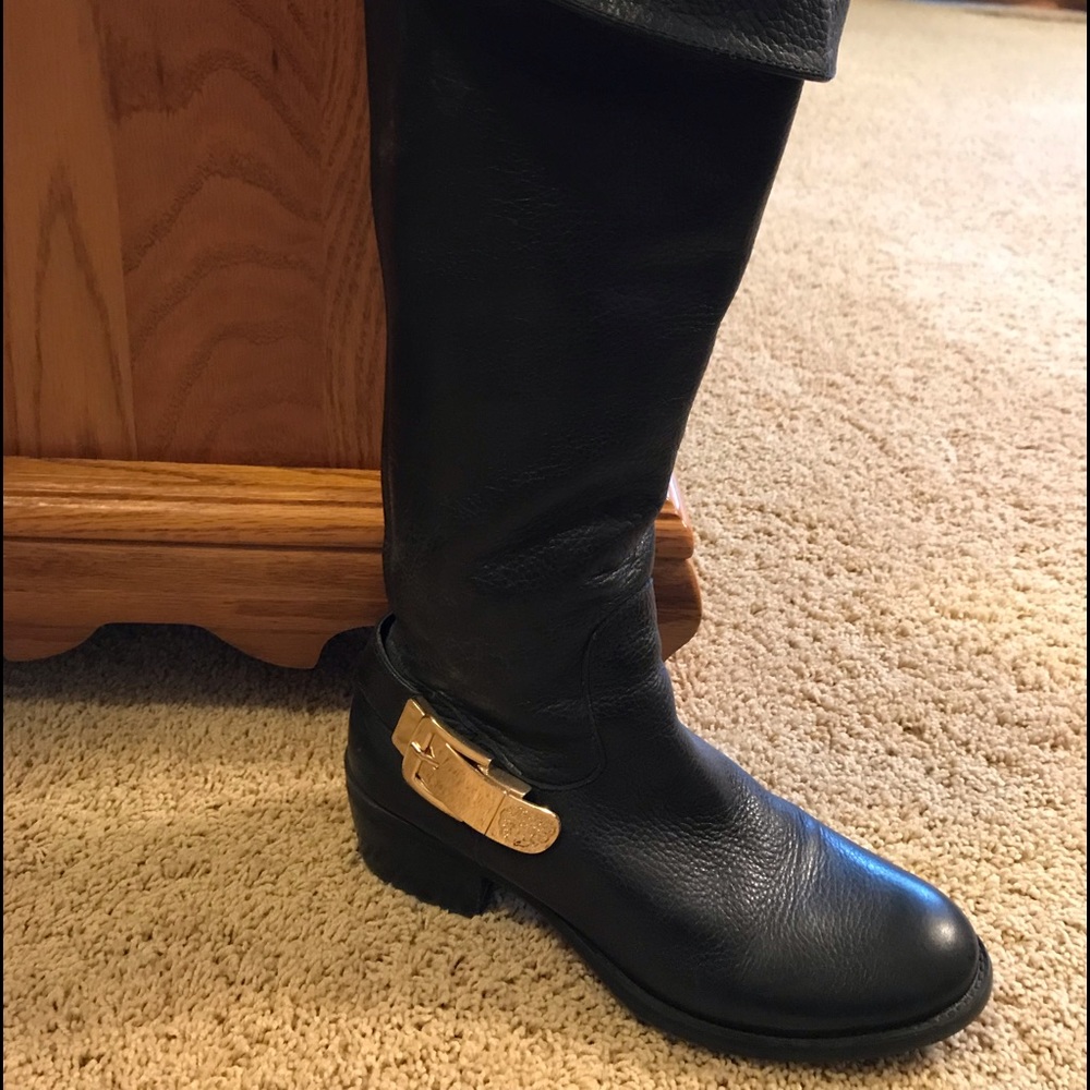 Black Vince Cauto Tall Boots